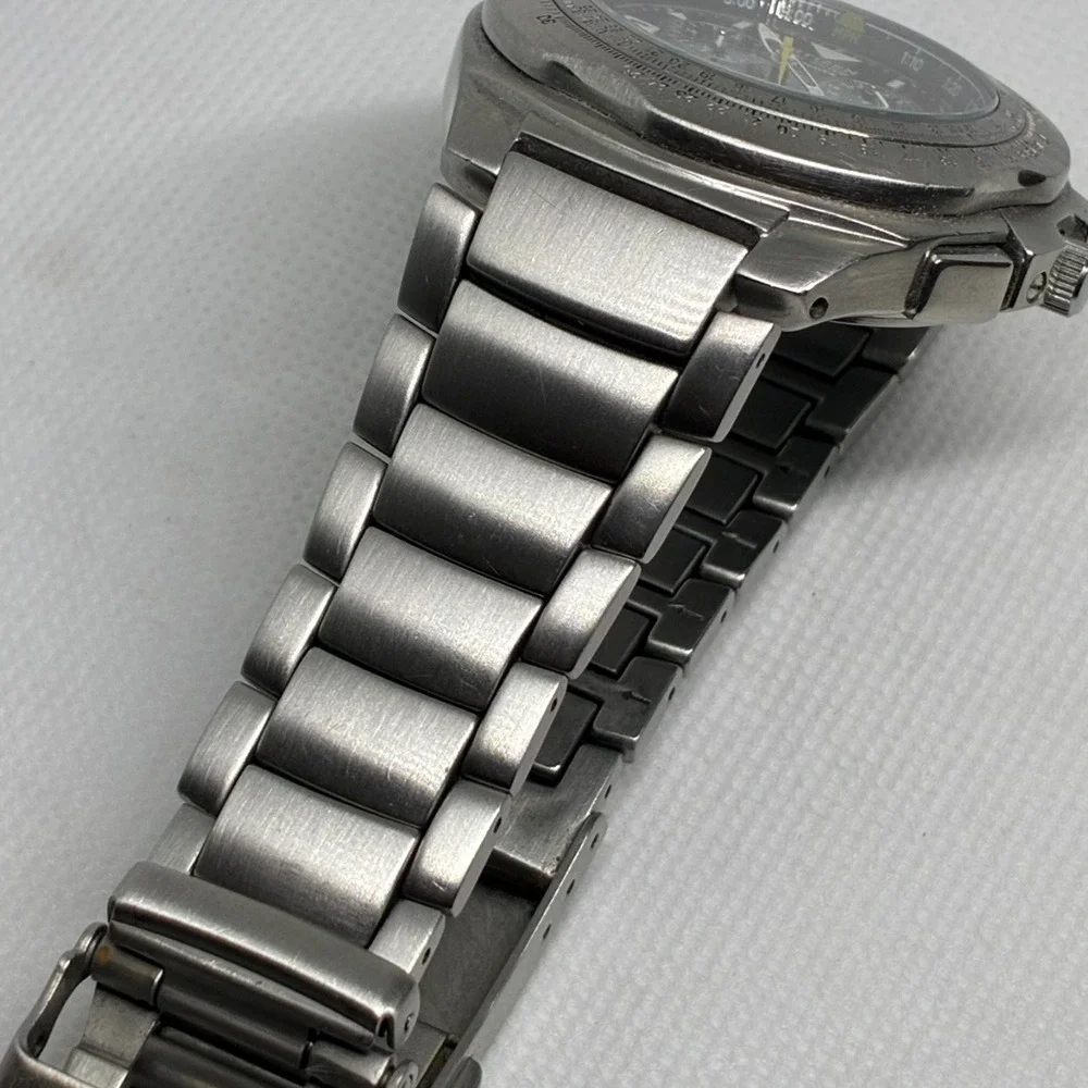 Citizen Skyhawk C651 Eco-Drive Solar Mens Watch - NEW CAPACITOR & CRYSTAL!